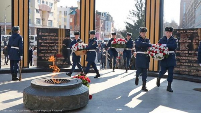 В Рязани состоялись торжественные мероприятия, посвященные Дню защитника Отечества