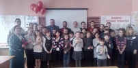 Рязанские активисты ОНФ провели «урок мужества» в Троицкой сельской школе